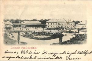 Félixfürdő, Baile Felix; látkép, üdülő, park, W. G. Stoósz kiadása / general view, spa, park (EB)