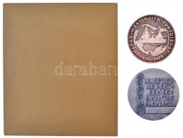 DN "KPVDSZ 1900-1975 - A szakszervezet iránti hűségért" Br emlékplakett (102,5x89mm) + Kis...