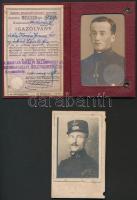 1922, 1934 A Magyar Királyi Államvasutak által kiállított arcképes igazolvány, 2 db