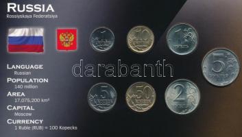 Oroszország 1998-2007. 1k-5R (7xklf) forgalmi sor szettben, papírtokban T:1
Russia 1998-2007. 1 Kop...