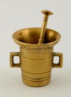 Mini réz mozsár törővel, m:5 és 7 cm