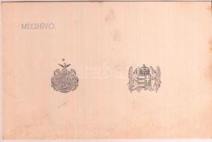 1942 Meghívó a Debreceni Egyetem Református templomának szentelésére.