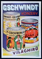 Gschwindt plakát modern reprint 24x34 cm