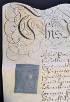 1763 Bérleti szerződés a woolastoni özvegy Prudence Rogers és Selwyn James gloucesteri polgár között...