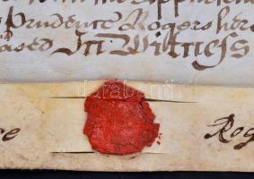 1763 Bérleti szerződés a woolastoni özvegy Prudence Rogers és Selwyn James gloucesteri polgár között...