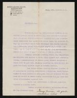 1932 Sigray Antal uradalmának fejléces levele