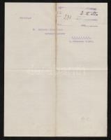 1932 Sigray Antal uradalmának fejléces levele