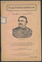 1903 Bp., Deák Ferenc emlékezete, elemi és polgári iskolák használatára, 16p