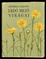 Jávorka Sándor, Csapody Vera: Erdő mező virágai. A magyar flóra színes kis atlasza. Függelékben: Az északi Kárpátok virágai. Bp., 1959, Mezőgazdasági Kiadó. Harmadik, bővített kiadás. Kiadói félvászon kötés, kiadói kissé szakadozott papírborítóban, kissé foltos lapélekkel.