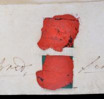 1833 Walter Wilkins (Maeslough, Radnor Esquire) végrendelete, angol nyelven, papíron, rányomott vias...