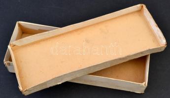 cca 1930 Torpedo. Reklámos német cérnadoboz. 20x6 cm