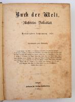 1871 Buch der Welt Illustrirtes Volksblatt, 30. évfolyam, 1-52. szám, teljes évfolyam, 828 p., átköt...
