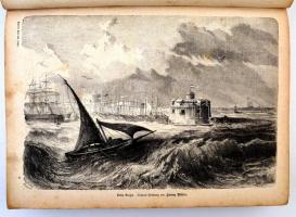 1871 Buch der Welt Illustrirtes Volksblatt, 30. évfolyam, 1-52. szám, teljes évfolyam, 828 p., átköt...