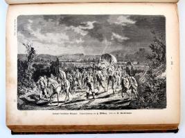 1871 Buch der Welt Illustrirtes Volksblatt, 30. évfolyam, 1-52. szám, teljes évfolyam, 828 p., átköt...