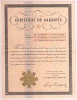 Régi IWC Schaffhausen karóra garancia papír