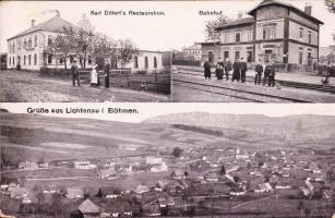 Lichtenau Railway-station and restaurant (EM)