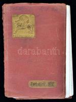 1912 A Magyar Földrajzi Intézet zsebatlasza szétvált állapotban