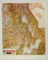 Székelyföld repró térképe, 60×80 cm, méretarány: 1:200000, ofszet