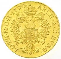 1790B Dukát Au "II. József" (3,48g) T:1- / 
Hungary 1790B Ducat Au "Joseph II" ...