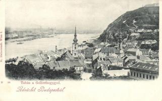 Budapest I. Gellérthegy, Tabán, D. Halberstadt kiadása (EK)