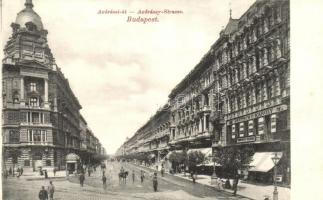 Budapest VI. Andrássy út, Deutsch F. Károly szabóüzlete, Dr. Nobel fogorvos, Divald Károly 2. sz.