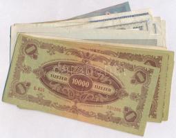 25db-os vegyes magyar pengő és forint, illetve külföldi bankjegy és szükségpénz tétel T:III,III-