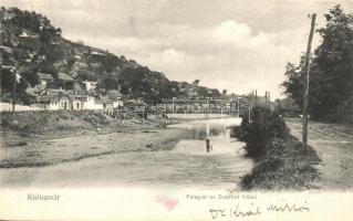 Kolozsvár, Cluj; Fellegvár az Erzsébet híddal, D. T. C., L. 21882. / Citadel with bridge (kis szakadás / small tear)