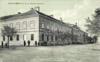 Székesfehérvár, M. k. Honvédlaktanya, Ullmann Imre kiadása (EB)