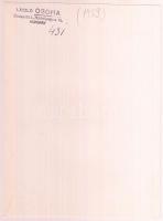 cca 1939 Osoha László 2 db vintage fotóművészeti alkotása, az egyik pecséttel jelzett, 20x15 cm és 2...