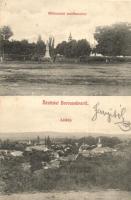 Borossebes, Sebis; Milleniumi emlékszobor, látkép / millenial monument, statue, general view (tűnyomok / pinholes)