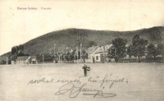 Borossebes, Sebis; Piactér / market square (kis szakadás / small tear)