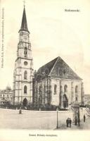Kolozsvár, Cluj; Szent Mihály templom, Fabritius Erik kiadása / church (EK)