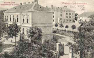 Gyulafehérvár, Alba Iulia; Ferenc József utász laktanya a várban, Weisz Bernát kiadása / military sappers' barracks in the castle (fa)