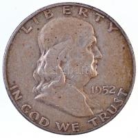 Amerikai Egyesült Államok 1952. 1/2$ Ag "Franklin" T:2-
USA 1952. 1/2 Dollar Ag "Fra...