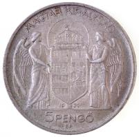 1939. 5P Ag "Horthy balra" T:2 felületi karc Adamo P8.2