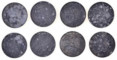 Német 3. Birodalom / Cseh-Morva Protektorátus 1942. 1K (3x) + 1943. 1K (5x)  T:2,2-
German Third Re...