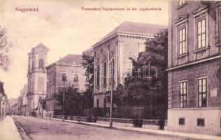 Nagyvárad, Oradea; Premontrei főgimnázium és kir. jogakadémia, Sebő Imre kiadása / grammar school, law academy