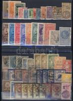 1879-1940 52db külföldi okménybélyeg 2 berakólapon