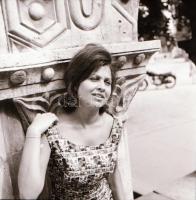 1963 Domján Edit (1932-1972) színésznőről készült felvételek, 13 db szabadon felhasználható vintage ...