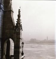 cca 1960 Budapest, Országgyűlési Könyvtár, 13 db szabadon felhasználható vintage negatív Kotnyek Ant...