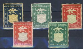 1934 Miskolci dalárda egylet 5klf levélzáró