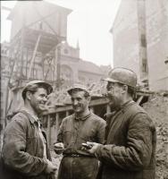 cca 1954 Budapest, az ősmetró építőiről készült felvételek, 13 db szabadon felhasználható vintage ne...