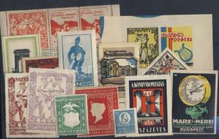 1906-1940 20db magyar levélzáró