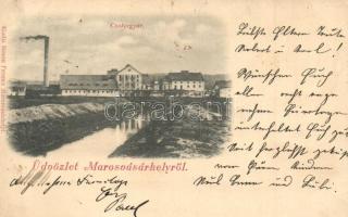 Marosvásárhely, Targu Mures; Cukorgyár, kiadja Simon Ferencz / sugar factory