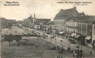 Marosvásárhely, Targu Mures; Fő tér, Adi Árpád Kossuth nyomdája / main square, printing shop (Rb)