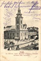 1902 Arad, Minorita templom a lebontás havában / church