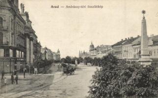 Arad, Andrássy tér / square (b)