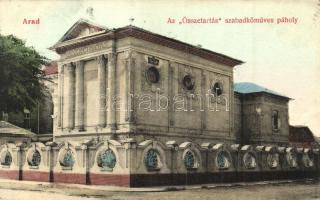 Arad, "Összetartás" szabadkőműves páholy / Freemasonic lodge