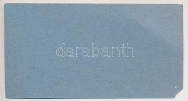 Miskolc ~1920. 60f "Reggeli Hírlap" utalvány, hajtatlan T:II,II- sarokhiány, tűnyom
Adamo...