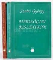 Szabó György: Mitológiai Kislexikon I-II. Bp., 1992-1993. Kiadói kartonált papírkötés, kiadói papírborítóban, kisebb szakadással a papírborító gerincein. Jó állapotban.